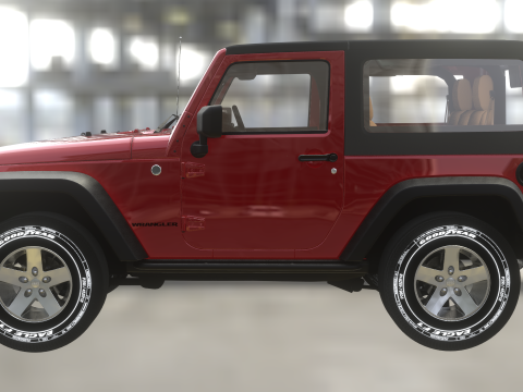 Jeep Wrangler 2012 3D Model