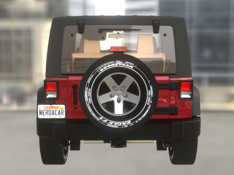 Jeep Wrangler 2012 3D Model