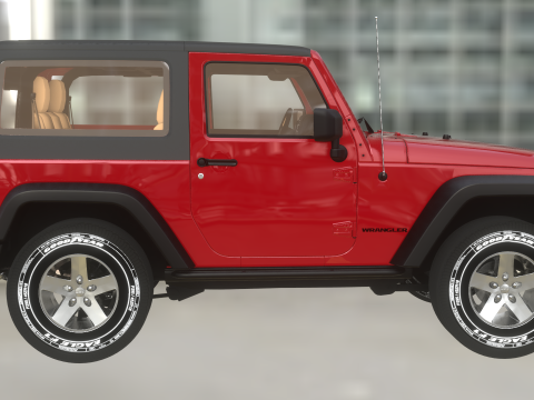 Jeep Wrangler 2012 3D Model