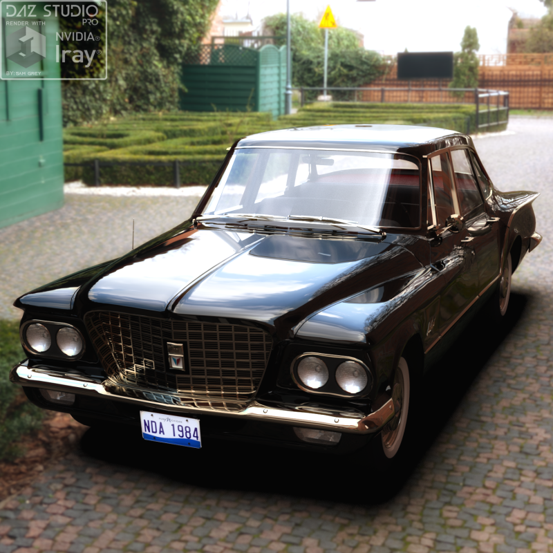 Plymouth Valiant 1960 - 3D Model .c4d .max .obj .3ds .fbx .stl .blend 
