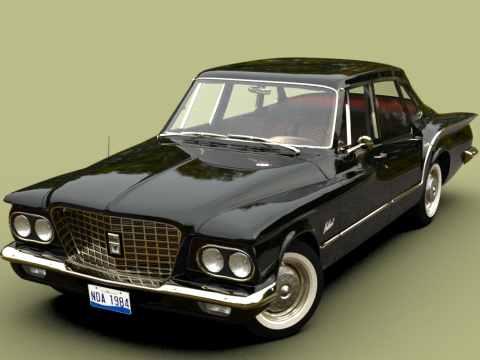 Plymouth Valiant 1960 - 3D Model