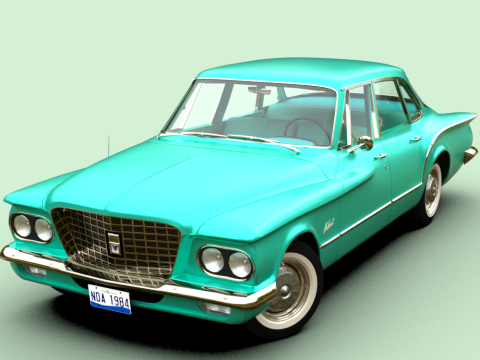 Plymouth Valiant 1960 - 3D Model