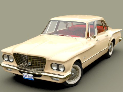 Plymouth Valiant 1960 - 3D Model