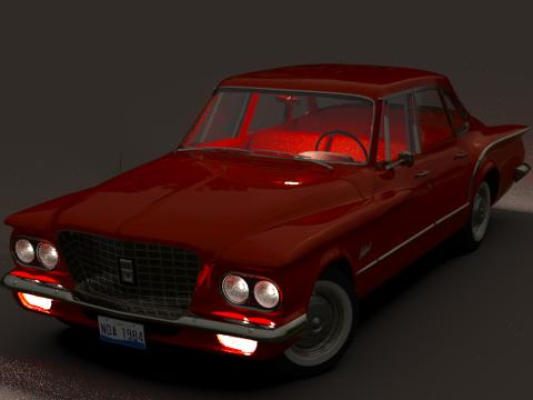 Plymouth Valiant 1960 - 3D Model