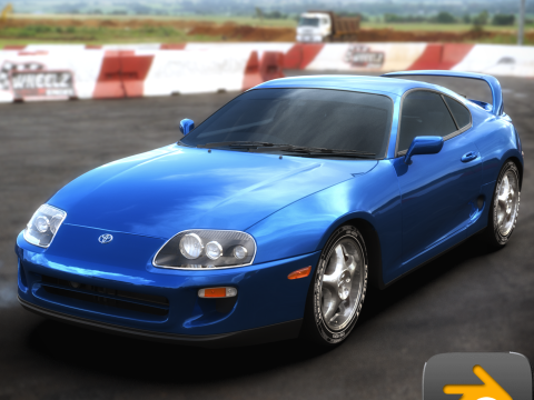 The Toyota Supra 3D Model