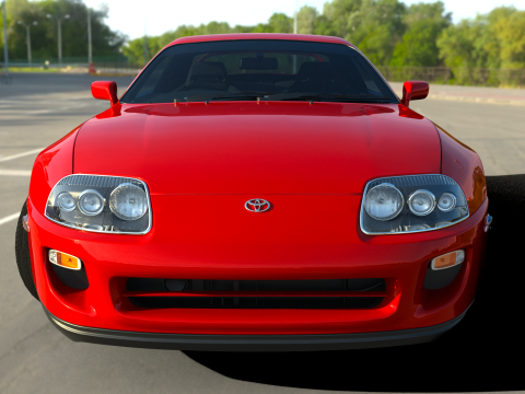 The Toyota Supra 3D Model