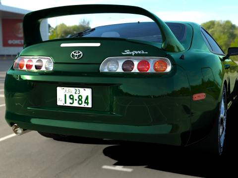 The Toyota Supra 3D Model