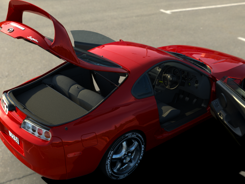 The Toyota Supra 3D Model