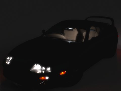 The Toyota Supra 3D Model