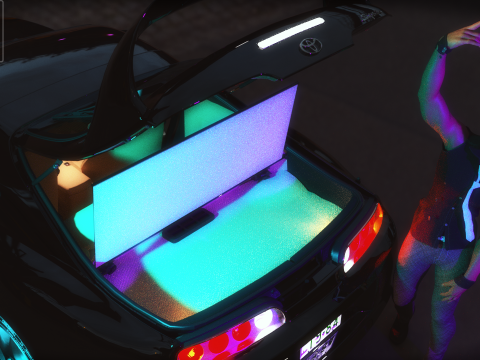 The Toyota Supra 3D Model