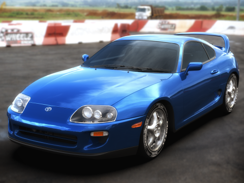 The Toyota Supra 3D Model