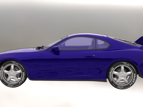 The Toyota Supra 3D Model
