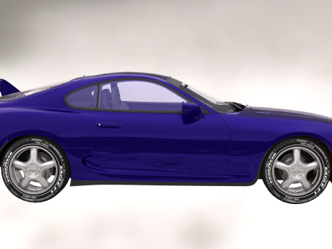 The Toyota Supra 3D Model