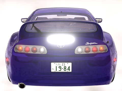 The Toyota Supra 3D Model