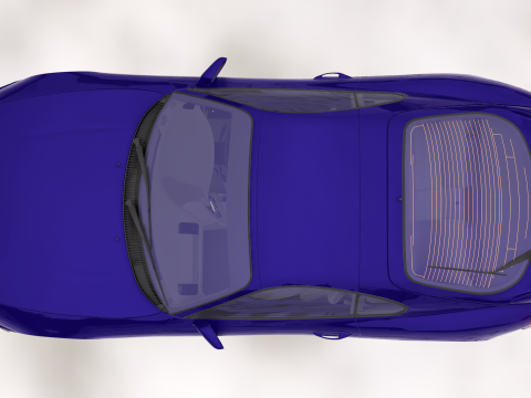 The Toyota Supra 3D Model