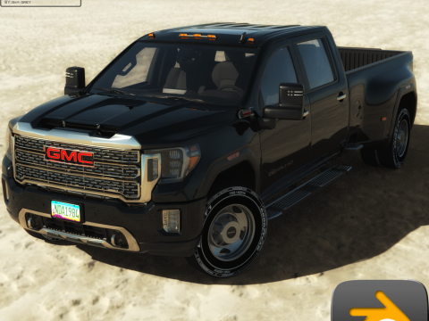 GMC Sierra HD 3500 Denali 2021 3D Model