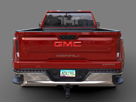 GMC Sierra HD 3500 Denali 2021 3D Модель
