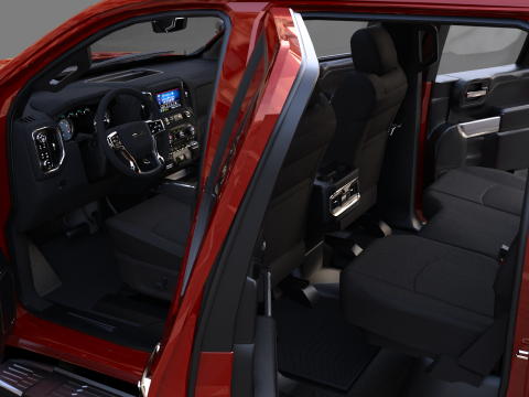 GMC Sierra HD 3500 Denali 2021 3D Модель