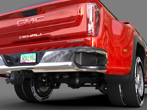 GMC Sierra HD 3500 Denali 2021 3D Модель