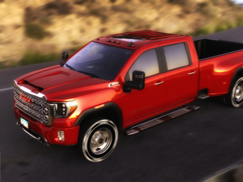 GMC Sierra HD 3500 Denali 2021 3D Модель