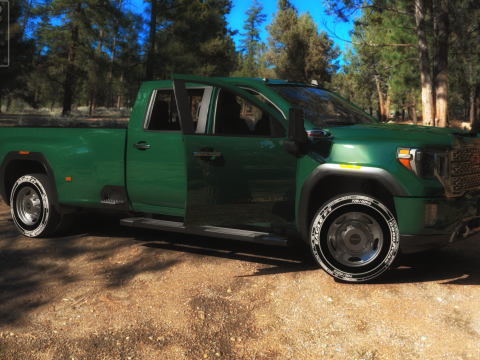 GMC Sierra HD 3500 Denali 2021 3D Модель