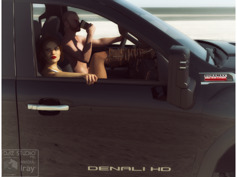 GMC Sierra HD 3500 Denali 2021 3D Модель
