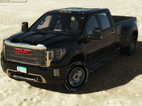 GMC Sierra HD 3500 Denali 2021 3D Модель