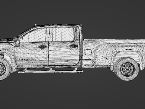 GMC Sierra HD 3500 Denali 2021 3D Модель