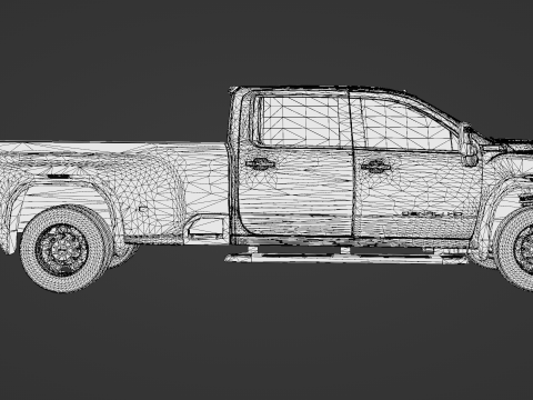 GMC Sierra HD 3500 Denali 2021 3D Модель