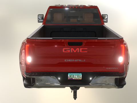 GMC Sierra HD 3500 Denali 2021 3D Модель