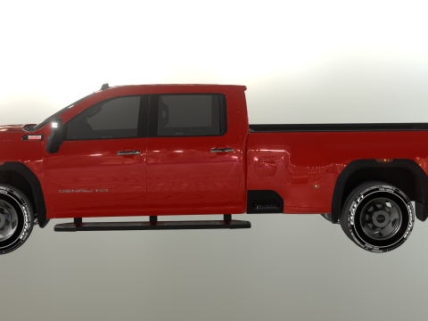 GMC Sierra HD 3500 Denali 2021 3D Модель