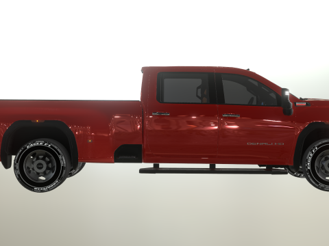 GMC Sierra HD 3500 Denali 2021 3D Модель
