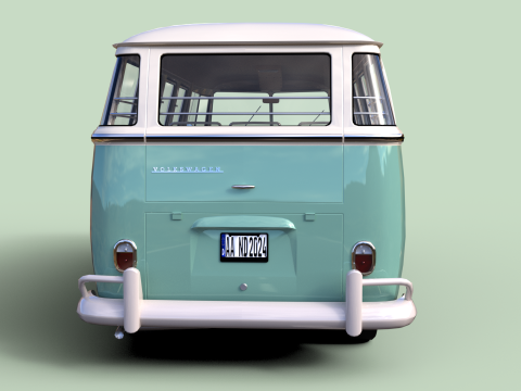 Volkswagen T1 1967 3D 模型