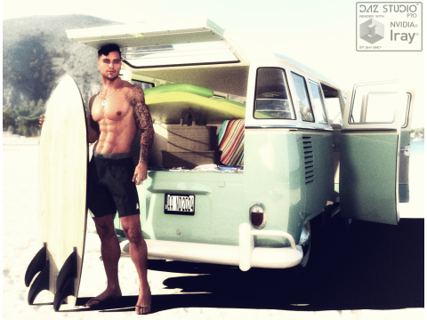 Volkswagen T1 1967 3D 模型