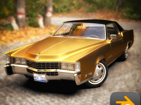 Cadillac Eldorado Brougham 1968 3D Model