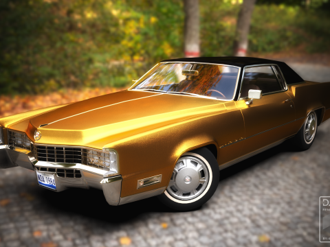 Cadillac Eldorado Brougham 1968 Modèle 3D