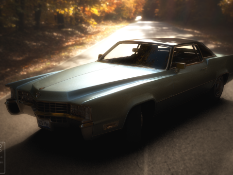 Cadillac Eldorado Brougham 1968 Modèle 3D