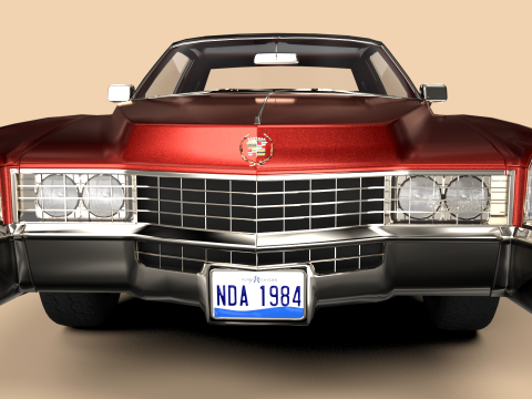Cadillac Eldorado Brougham 1968 Modèle 3D