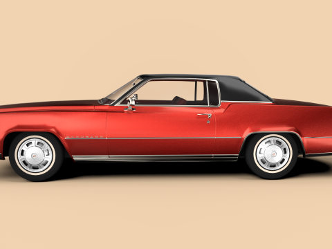 Cadillac Eldorado Brougham 1968 Modèle 3D