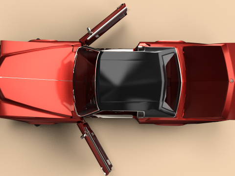 Cadillac Eldorado Brougham 1968 Modèle 3D