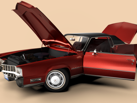 Cadillac Eldorado Brougham 1968 Modèle 3D