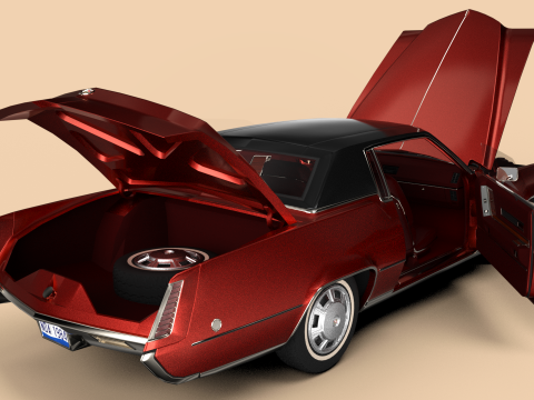 Cadillac Eldorado Brougham 1968 Modèle 3D