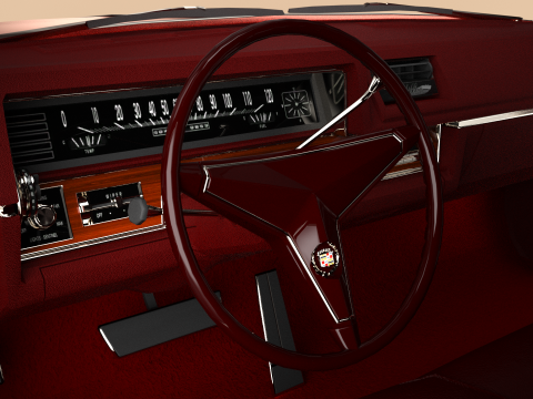 Cadillac Eldorado Brougham 1968 Modèle 3D