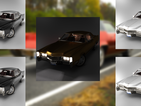 Cadillac Eldorado Brougham 1968 Modèle 3D