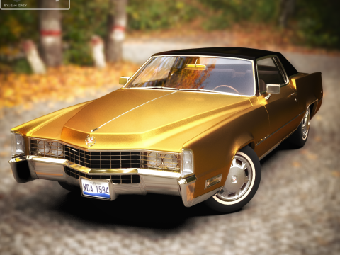 Cadillac Eldorado Brougham 1968 Modèle 3D