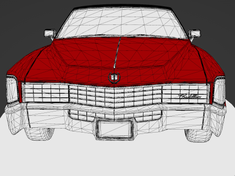 Cadillac Eldorado Brougham 1968 Modèle 3D