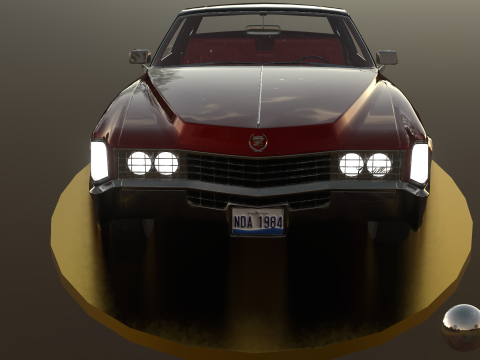 Cadillac Eldorado Brougham 1968 Modèle 3D