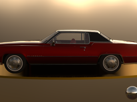 Cadillac Eldorado Brougham 1968 Modèle 3D
