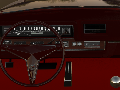 Cadillac Eldorado Brougham 1968 Modèle 3D