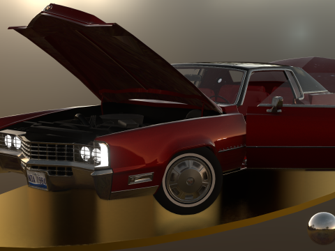 Cadillac Eldorado Brougham 1968 Modèle 3D